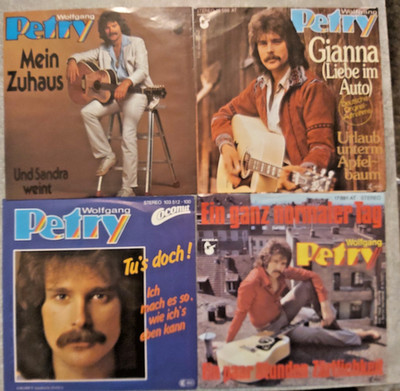 WOLFGANG PETRY -- 4xVinyl Single -- Mein Zuhaus + Gianna + Tu`s Doch + Ein ganz