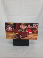 Vintage Red Truck FG Square Christmas Holiday Accessory