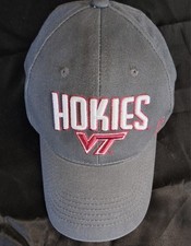 Virginia Tech Hokies Gray Hat Adjustable NCAA Adult Cap