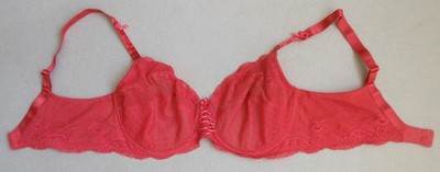 Lise Charmel Bügel-BH, Gr. 95D, Rot, Spitze, **Neuwertig**