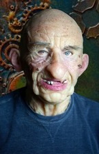"Jean" Silicone Mask Old Man Hand Made, Halloween High Quality, Realistic,