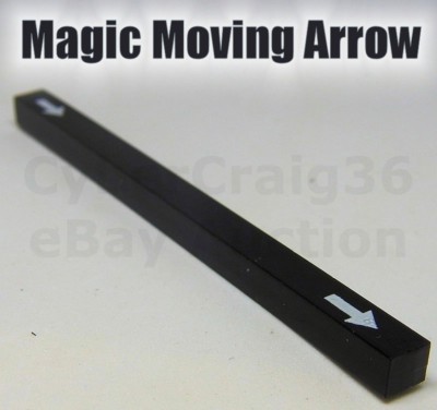 MAGIC MOVING ARROW PADDLE TRICK HOT ROD CLOSE UP POCKET JUMPING POINTS STICK NEU