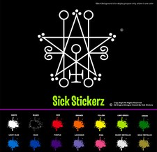 Astaroth Satan Hell Emo Sticker Decal Window Goth Witch Devil Car Symbol Evil Astaroth Satan Hell Emo Sticker Decal Window Goth Witch Devil Car Symbol Evil