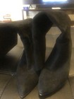 KATE SPADE Black Suede Boots High Boots- Vero Cuoio Size 8 — photo 3