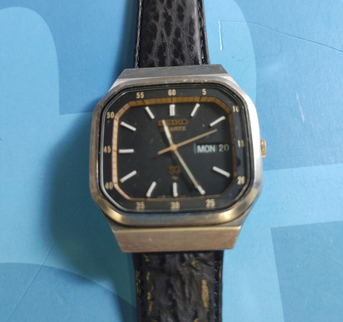 SEIKO 7123-519A Original Vintage.Serviced With New Battery And
