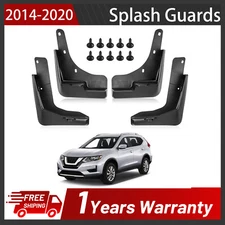 Front Rear Splash Guards Mud Flaps Mudguards for Nissan Rogue X-Trail 2014-2020