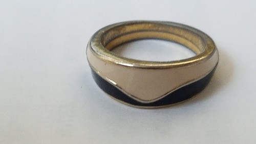 Bague Fantaisie En Métal Doré - Taille 53 - 4,7 G - Parfaite Pour Un Look Chic Pas Cher !