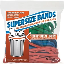 Alliance Rubber 08997 SuperSize Bands Assorted Large Heavy Duty Latex Rubber ...