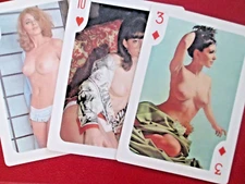  VIETNAM  WAR 39 ART STUDIO PIN UP GIRLS  PLAYING CARDS 7.5" X 5" QUALITY PAPER.