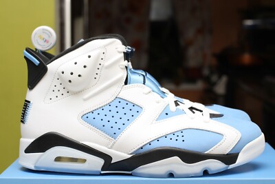  AIR JORDAN 6 RETRO 'UNC HOME' SIZE 10.5 DS 100% AUTHENTIC ITEM CT8529 410