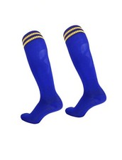 Children  s Knee High Sports Socks Soccer Baseball Softball Youth 8-12 Royal Blue