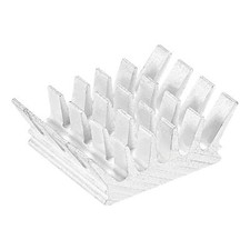 Electronic Radiators Aluminium Heatsink 13x14x6mm for CPU Silver Tone Pack of 6