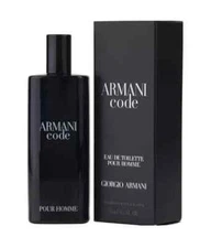 Armani Code Pour Homme 0.5 oz / 15 ml Eau De Toillette Travel Spray
