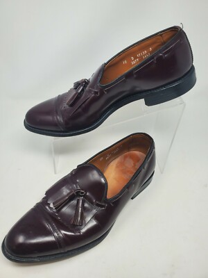 Allen Edmonds Dalton Slip on 2 Tassel Loafer Dress Shoes  display picture 1
