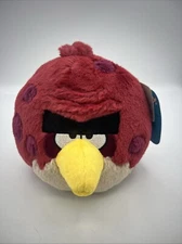 Angry Birds 2010 Plush Terence Red Plush Toy 6” Big Brother NO SOUND NWT