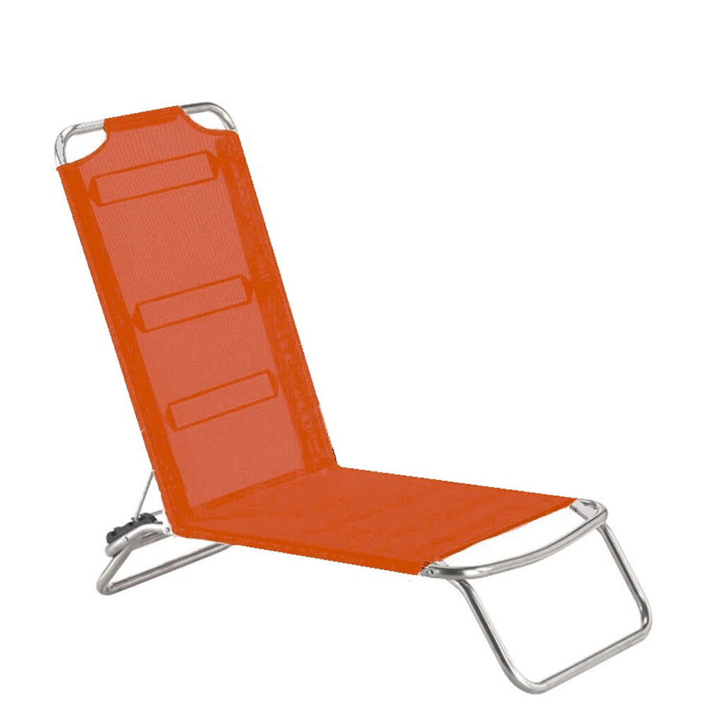 Lettino jolly fiam arancio 031tx ar alluminio
