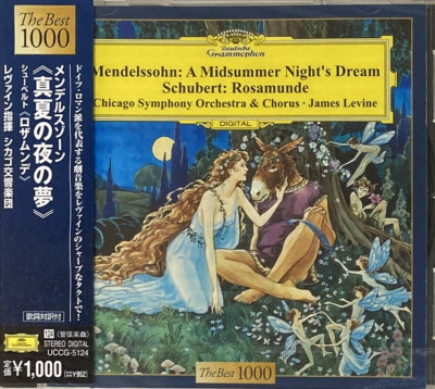 James Levine CSO NEW CD Mendelssohn A Midsummer Night's Dream/Rosamunde OBI