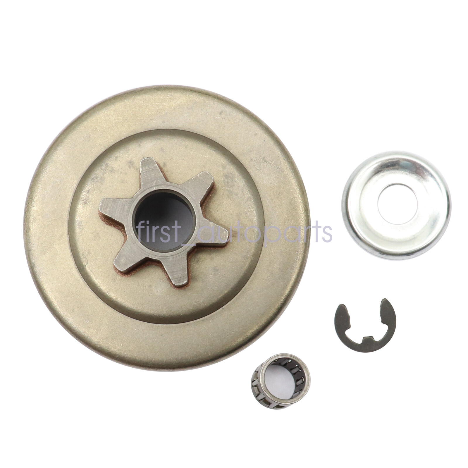 Chainsaw 3/8"-6T Spur Clutch Drum Sprocket Kit Fits Stihl MS211 MS171 MS181