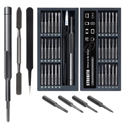 STREBITO 39in1 Precision Screwdriver Set Electronics Tool Kit S2 Steel Bits