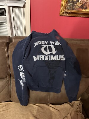 *SOLD OUT* Medium New York Maximus Travis Scott MetLife Utopia Tour Blue Hoodie