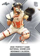 10-Count Lot Nehomar Caldera 2021 Leaf Perfect Game NIKE All-American Rookies