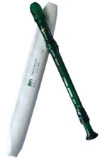 Genuine MPI Prism (#211214) Soprano Recorder w/ Baroque Fingering & Case! Green
