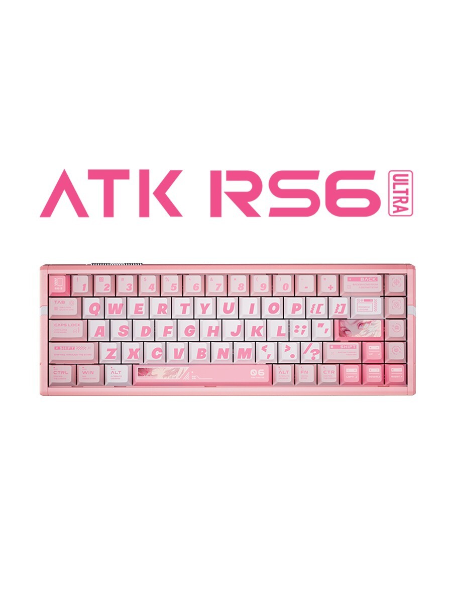 ATK RS6 Aluminum Hall Effect Keyboard – 68-Key Wireless Gaming