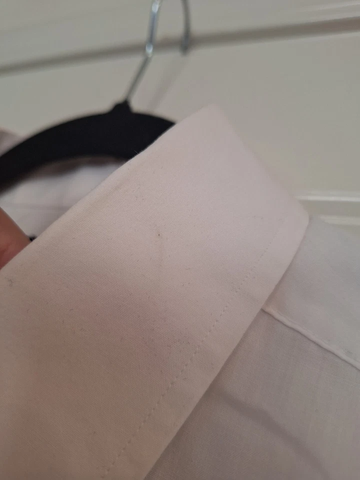 Givenchy Long Sleeve Button Down Long Sleeve Shirt Mens Sz 33 / 17 White - Image 3 of 4