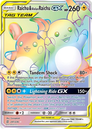 PSA 9 Raichu GX HR 079/072 SM3p 2017 Japanese Pokemon Cards From