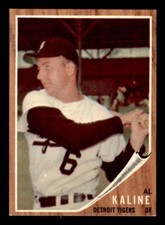 1962 Topps Baseball #150 Al Kaline EX/MT *f1 (Green Tint)