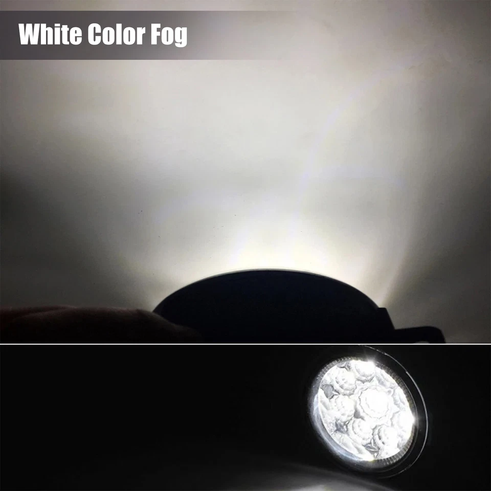 Left & Right LED Front Bumper Fog Light Lamps For Ford Ranger PX 11-18 Taurus UK - Image 3 of 4