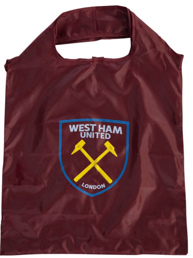West Ham united FC Reusable Shopping Bag to Carry Groceries  Official Licensed