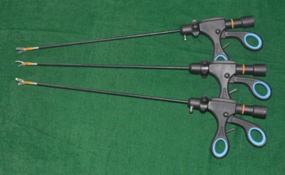 3pc Laparoscopic Bipolar Maryland/Ruby/Fenestrated 5mmx330mm Reusable Instrument