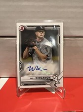 2021 Bowman Will Kincanon 1st Bowman Auto PAPR-WK White Sox
