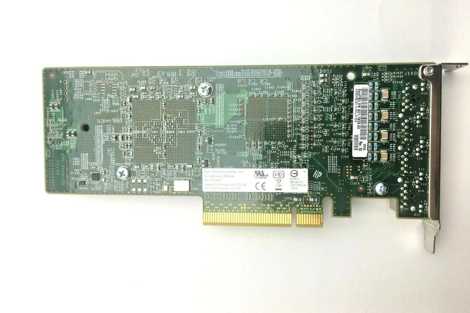 Sun ATLS1QGE 501-7606-06 Quad Port x8 Gigabit LAN UTP PCI Card Low Profile - Image 2 of 3