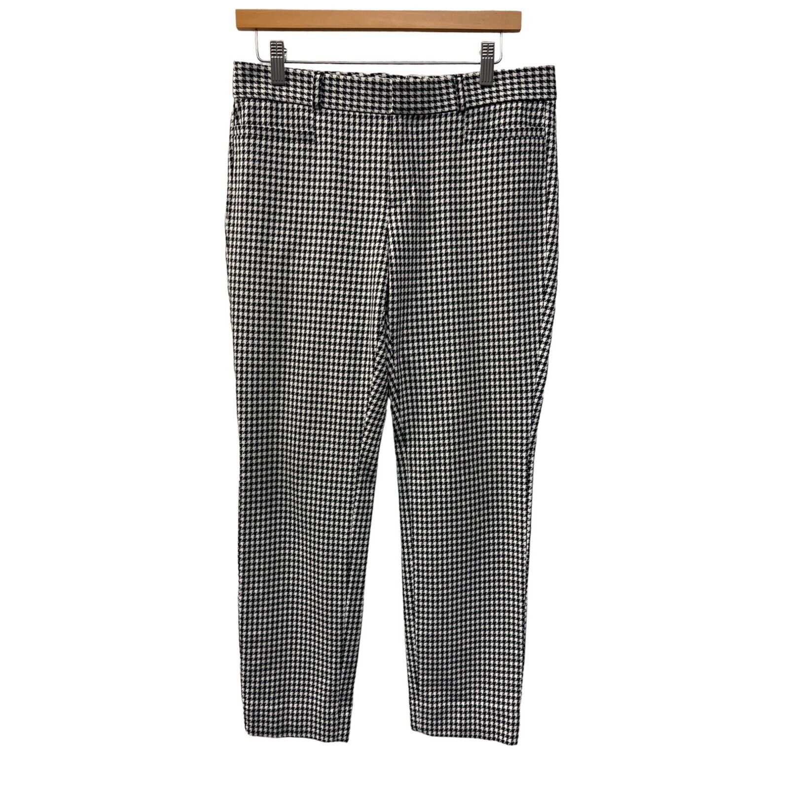 Banana Republic Black and White Houndstooth Sloan… - image 3