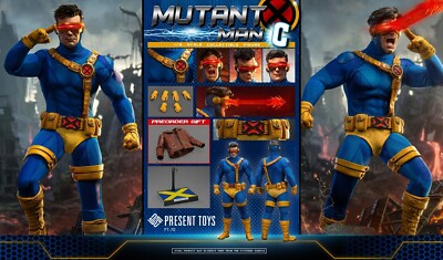 PRESENT TOYS ミュータントマン・シー 通常版 特典付 PT-SP70 PRESENT TOYS PT-sp70 1/6 MUTANT MAN C Scott Summers Action Figure
