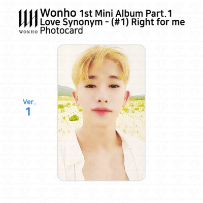 Wonho 1st Mini Album Love Synonym #1 Right for me Official