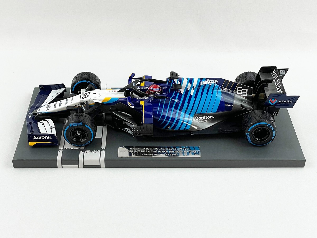 ミニチャンプス ウィリアムズ FW43B ジョージ・ラッセル ベルギーGP 2位 ミニチャンプス ウィリアムズ FW43B ジョージ・ラッセル