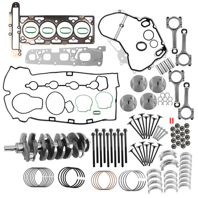 #ad #ad 2.4L Engine For Chevy GMC Rebuild Overhaul Kit Crankshaft ConRods Pistons $293.79