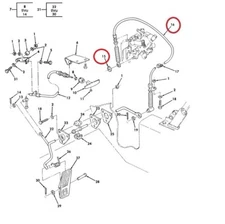 HUMVEE ACCELERATOR THROTTLE CABLE 12338360 WITH RETAINING CLIP  5569460