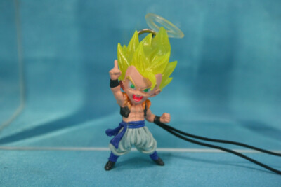 Bandai Dragonball Z UDM The Best Mini Figure Strap Gogeta Gozita Super Saiyan SS