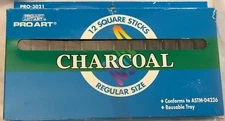 Pro Art PRO-3021 Chalk Charcoal, 12 Sticks in the Package- Charcoal Sticks