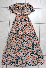 SHOW ME YOUR MUMU Hacienda Floral Off Shoulder Dress Size S Side Slits E829