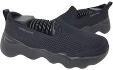 Skechers Women's Massage Fit Seascape Walking Shoes Black WIDE Size:7.5 171N