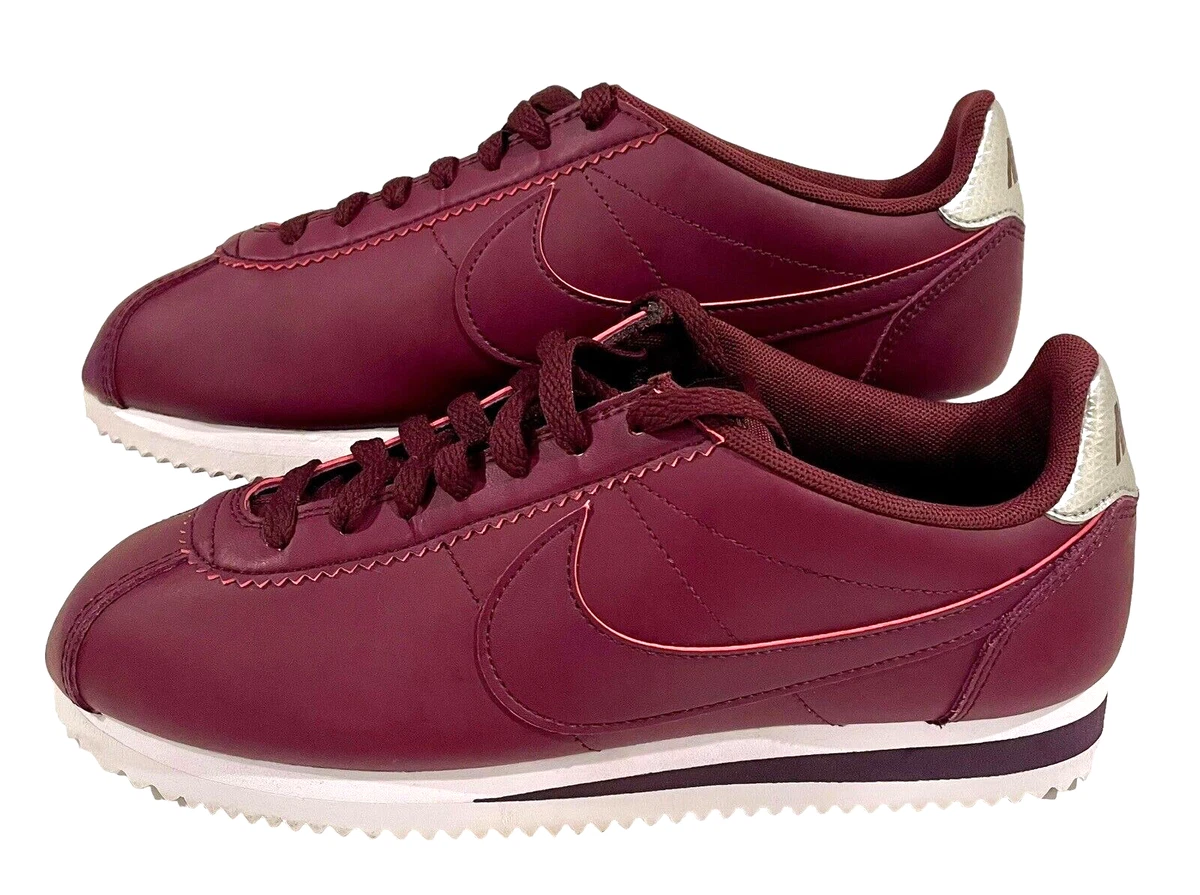 Women's classic cortez leather metallic casual sneakers from finish line cheap