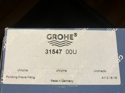 New Grohe Sink Faucet Model 31 547