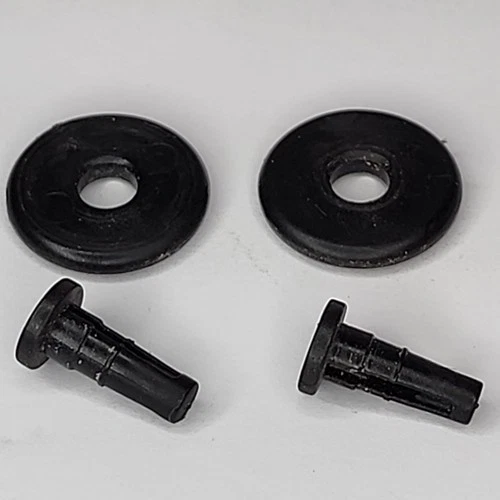 Vtg 1989 Gi Joe Raider Roller Wheel w/ Pin 2x Vehicle Part Piece