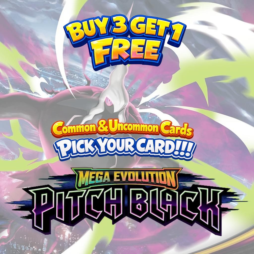 Pitch Black Pokemon Bulk Singles-Pick Your Card Complete your Set-Free Shipping