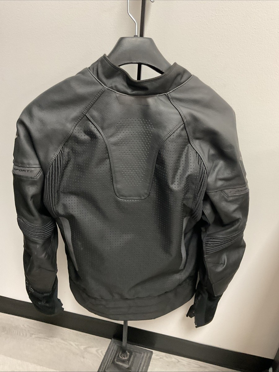 Icon Contra 2 Perforated Leather Jacket Stealth Black | Small | eBay